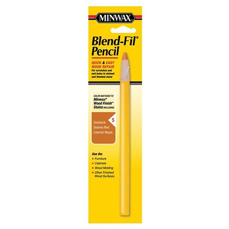 Minwax Wood Color Fill Stick Pencil #5 for Gunstock/Sedona Red 110056666